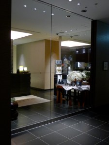 Spa entrance on 14th floor